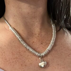 NWT, Links of London Sweetie chain necklace, sterling silver w/ donut pendants